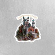 Neuschwanstein Castle Sticker | Germany Decal Art for Travelers, Vintage Wall Décor, Travel Souvenir, Unique Gift