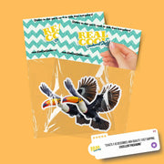 Toucan Sticker | Flying Toucan Decal for Cars, Laptops & Water Bottles | Unique Bird Art for Nature Lovers