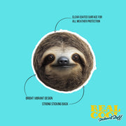 Sloth Sticker - Sloth Head Sticker - Sloth Decal