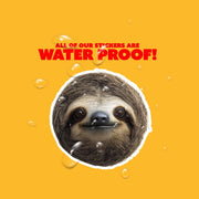Sloth Sticker - Sloth Head Sticker - Sloth Decal