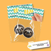 Sloth Sticker - Sloth Head Sticker - Sloth Decal