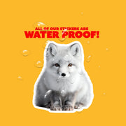 Arctic Fox Sticker | White Fox Sticker | Fox Decal