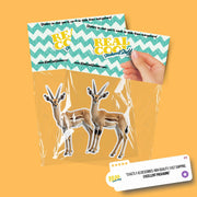 Antelope Sticker | Antelope Decal for Water Bottles, Laptops & More - Cute Animal Vinyl Art, Perfect Gift for Nature Lovers