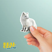 Arctic Fox Sticker | White Fox Sticker | Fox Decal