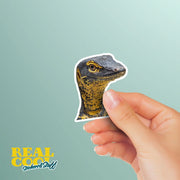 Nile Monitor Sticker | Cute Animal Vinyl Decal for Laptops, Water Bottles & More | Wildlife Theme