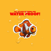Clown Fish Sticker | Colorful Clown Fish Decal for Water Bottles, Laptops & More - Cute Marine Life Decor