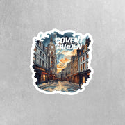 Covent Garden Sticker - London Decal, England Theme, Cute Travel Gift for Map Lovers & Souvenir Collectors