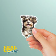 Running Havanese - Vinyl Dog Decal, Cute Havanese Decal, Pet Lover Gift, Car Laptop Sticker, Dog Owner Accessory