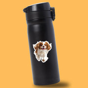 Running Cavalier King Charles - Vinyl Dog Decal, Cute Cavalier King Charles Decal, Pet Lover Gift, Car Laptop Sticker, Dog Owner Accessory