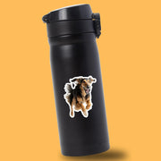 Running Afgan Hound - Vinyl Dog Decal, Cute Afgan Hound Decal, Pet Lover Gift, Car Laptop Sticker, Dog Owner Accessory