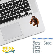 Orangatang Sticker | Running Orangatang Decal for Water Bottles, Laptop, & Car - Fun Jungle Animal Art