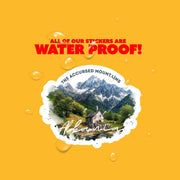 Albania Sticker | Accursed Mountains Vinyl Decal - Unique Travel Souvenir, Nature Lover Gift, Perfect for Laptops & Water Bottles