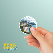 Albania Sticker | Albanian Riviera Vinyl Decal - Unique Travel Souvenir, Nature Lover Gift, Perfect for Laptops & Water Bottles