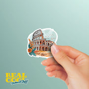 Rome Sticker - Colosseum Sticker - Rome Italy Decal