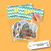 Rome Sticker - Colosseum Sticker - Rome Italy Decal
