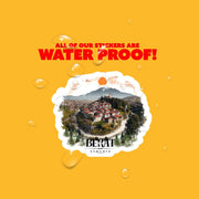 Albania Sticker | Berat Albania Vinyl Decal - Unique Travel Souvenir, Nature Lover Gift, Perfect for Laptops & Water Bottles