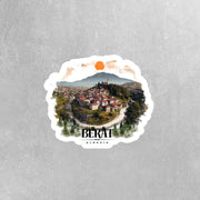 Albania Sticker | Berat Albania Vinyl Decal - Unique Travel Souvenir, Nature Lover Gift, Perfect for Laptops & Water Bottles