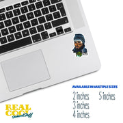 Algeria Sticker | Algeria Vinyl Decal - Unique Travel Souvenir, Nature Lover Gift, Perfect for Laptops & Water Bottles