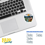 Andorra Sticker | Andorra Vinyl Decal - Unique Travel Souvenir, Nature Lover Gift, Perfect for Laptops & Water Bottles
