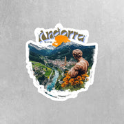 Andorra Sticker | Andorra Vinyl Decal - Unique Travel Souvenir, Nature Lover Gift, Perfect for Laptops & Water Bottles