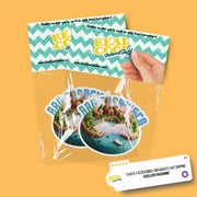 San Francisco Sticker, Vintage Style San Fran Decal, Travel Souvenir, California Urban Art, Great Gift for Travelers & Locals