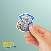 Santorini Greece Sticker | Greece Decal | Santorini Decal