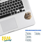 Hugging Sloths Sticker | Cute Sloth Decal for Laptop, Water Bottle, & Planner - Adorable Sloth Gift for Any Occasion