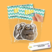 Hugging Sloths Sticker | Cute Sloth Decal for Laptop, Water Bottle, & Planner - Adorable Sloth Gift for Any Occasion