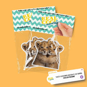 Hugging Lion Cubs Sticker | Cute Lion Cubs Decal for Laptop, Water Bottle, & Planner - Adorable Lion Cubs Gift for Any Occasion