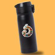 Book Worm Sticker | Cute Reading Decal, Book Lover Gift, Library Decor, Laptop Sticker, Literary Art, School Supplies, Bookish Gift