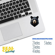 Black Bear Sticker | Black Bear Geometric Sticker | Bear Sticker Kaleidoscope