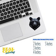 Black Bear Sticker | Black Bear Geometric Sticker | Bear Sticker Kaleidoscope