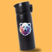 Polar Bear Sticker | Polar Bear Geometric Sticker | Bear Sticker Kaleidoscope