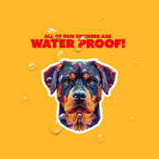 Rottweiler Sticker | Rottweiler Geometric Sticker | Rottweiler Sticker Kaleidoscope