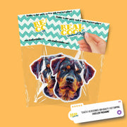 Rottweiler Sticker | Rottweiler Geometric Sticker | Rottweiler Sticker Kaleidoscope