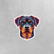 Rottweiler Sticker | Rottweiler Geometric Sticker | Rottweiler Sticker Kaleidoscope