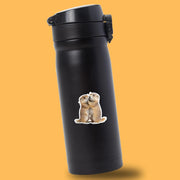 Hugging Prarie Dogs Sticker | Cute Prarie Dogs Decal for Laptop, Water Bottle, & Planner - Adorable Prarie Dogs Gift for Any Occasion