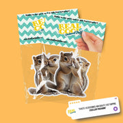 Hugging Chipmunks Sticker | Cute Chipmunks Decal for Laptop, Water Bottle, & Planner - Adorable Chipmunks Gift for Any Occasion