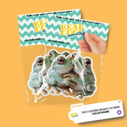 Hugging Treefrogs Sticker | Cute Treefrogs Decal for Laptop, Water Bottle, & Planner - Adorable Treefrogs Gift for Any Occasion