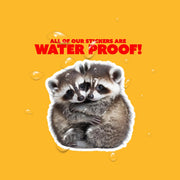 Hugging Racoons Sticker | Cute Racoons Decal for Laptop, Water Bottle, & Planner - Adorable Racoons Gift for Any Occasion