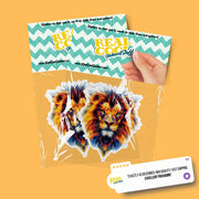 Lion Sticker | Lion Geometric Sticker | Lion Sticker Kaleidoscope