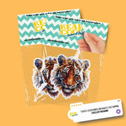 Tiger Sticker | Tiger Geometric Sticker | Tiger Sticker Kaleidoscope