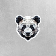 Panda Bear Sticker | Panda Bear Geometric Sticker | Panda Bear Sticker Kaleidoscope