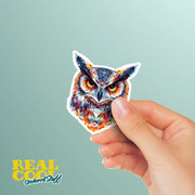 Owl Sticker | Owl Geometric Sticker | Owl Sticker Kaleidoscope