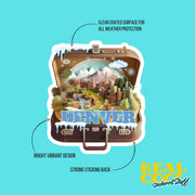 Denver Sticker | Colorado Decal for Cars, Laptops & Water Bottles | Custom Denver Gift Travel Souvenir
