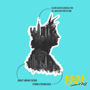 Statue of Liberty Sticker | New York Souvenir Decal for Laptops, Water Bottles & More, USA Landmark Art