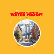 Manhattan Bridge Sticker | Brooklyn Sticker | Down Under The Manhattan Bridge Decal