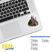 Neuschwanstein Castle Sticker | Germany Decal Art for Travelers, Vintage Wall Décor, Travel Souvenir, Unique Gift