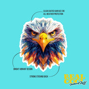 Eagle Sticker | Eagle Geometric Sticker | American Eagle Sticker Kaleidoscope