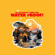 Angola Sticker | Africa Decal - Waterproof Vinyl Map, Travel Souvenir, African Pride, Car & Laptop Decor